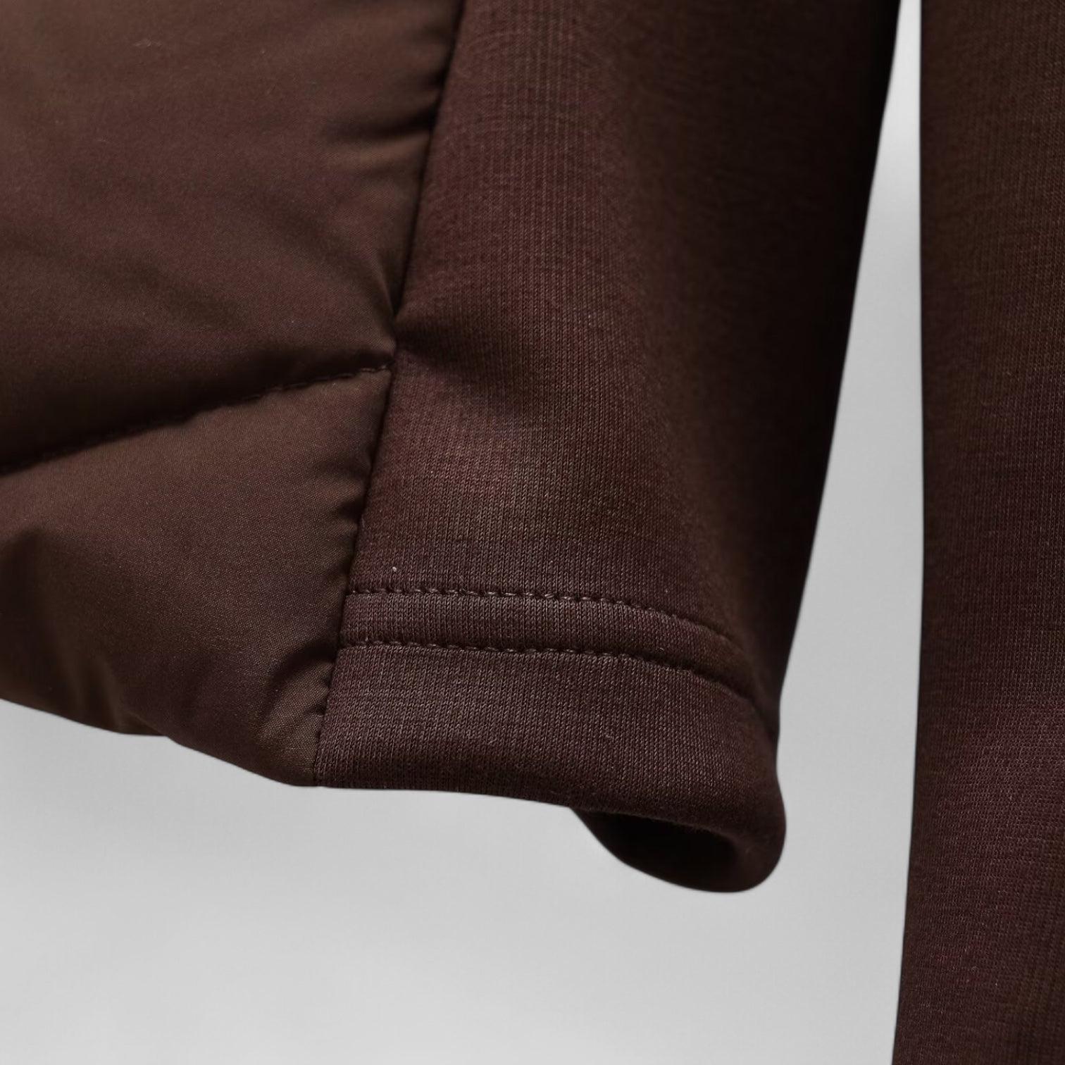 Women's Quilted Windbreaker Jacket with Stretch Sleeves for Outdoor Activities and Casual Wear