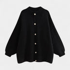 Women's Soft Knitted Oversized Cardigan for Casual Wear - Cozy Layering Piece