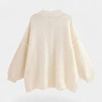 Women's Soft Knitted Oversized Cardigan for Casual Wear - Cozy Layering Piece
