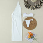 Women's Two-Piece Swim Set - Comfortable Fabric - Stylish Swimsuit for Beach and Pool Wear