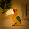 Wooden Animal Table Lamp – Kids Room, Nursery Decor