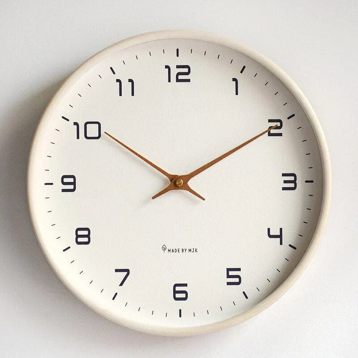 Wooden Wall Clock – Nordic Design, Home Decor – Living Room, Gift