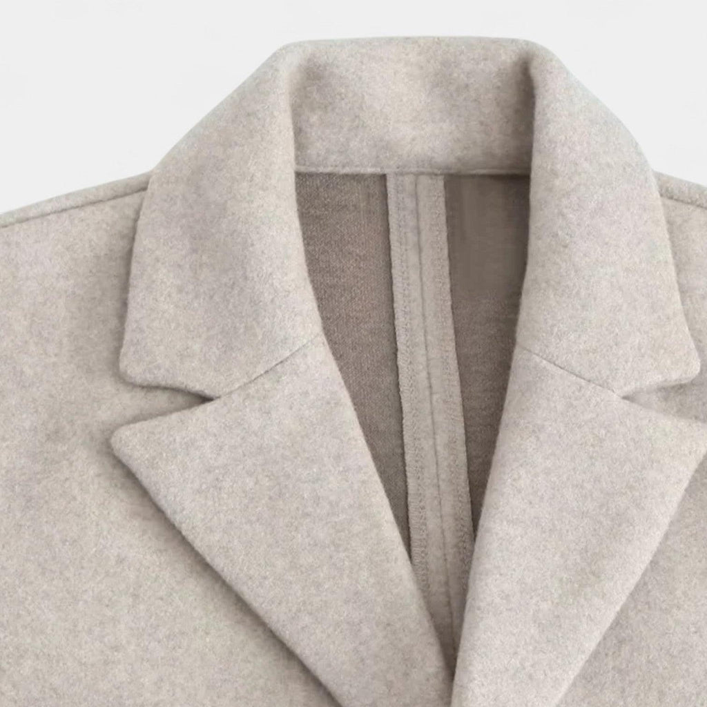 Wool Trench Coat for Women - Classy One-Piece Design for Stylish Outerwear