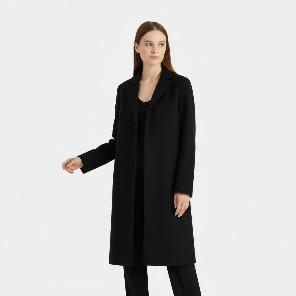 Wool Trench Coat for Women - Classy One-Piece Design for Stylish Outerwear